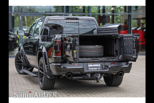 Dodge Ram 1500 LIMITED NIGHT | LPG | COVER| RAMBOX | MWK | VIRUAL | HUD ADG | SER LUCHTVERING | MEEST VOLLE UITVOERING | 5.7 V8 HEMI 402PK | CREW CAB | DUBBELE CABINE | DC | 5 PERSOONS | GRIJSKENTEKEN BEDRIJFS AUTO | VOORRAAD NUMMER 2168 - 6413 | TOP DEAL !! MEEST LUXE SPORT UITVOERING !