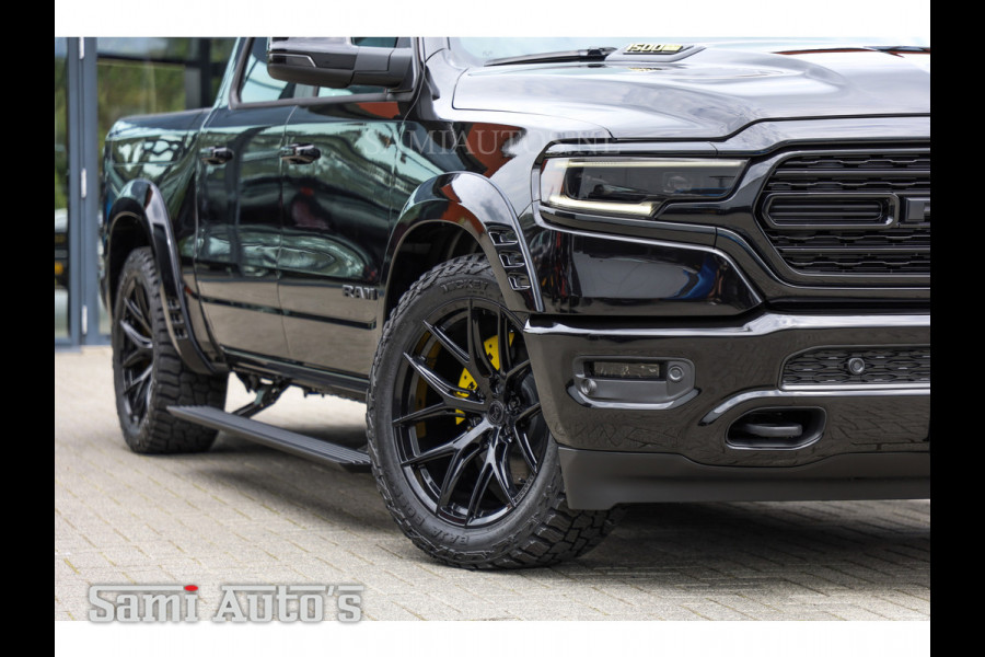 Dodge Ram 1500 LIMITED NIGHT | LPG | COVER| RAMBOX | MWK | VIRUAL | HUD ADG | SER LUCHTVERING | MEEST VOLLE UITVOERING | 5.7 V8 HEMI 402PK | CREW CAB | DUBBELE CABINE | DC | 5 PERSOONS | GRIJSKENTEKEN BEDRIJFS AUTO | VOORRAAD NUMMER 2168 - 6413 | TOP DEAL !! MEEST LUXE SPORT UITVOERING !