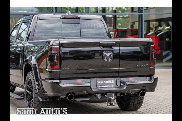 Dodge Ram 1500 LIMITED NIGHT | LPG | COVER| RAMBOX | MWK | VIRUAL | HUD ADG | SER LUCHTVERING | MEEST VOLLE UITVOERING | 5.7 V8 HEMI 402PK | CREW CAB | DUBBELE CABINE | DC | 5 PERSOONS | GRIJSKENTEKEN BEDRIJFS AUTO | VOORRAAD NUMMER 2168 - 6413 | TOP DEAL !! MEEST LUXE SPORT UITVOERING !