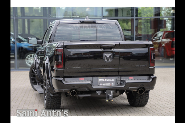 Dodge Ram 1500 LIMITED NIGHT | LPG | COVER| RAMBOX | MWK | VIRUAL | HUD ADG | SER LUCHTVERING | MEEST VOLLE UITVOERING | 5.7 V8 HEMI 402PK | CREW CAB | DUBBELE CABINE | DC | 5 PERSOONS | GRIJSKENTEKEN BEDRIJFS AUTO | VOORRAAD NUMMER 2168 - 6413 | TOP DEAL !! MEEST LUXE SPORT UITVOERING !