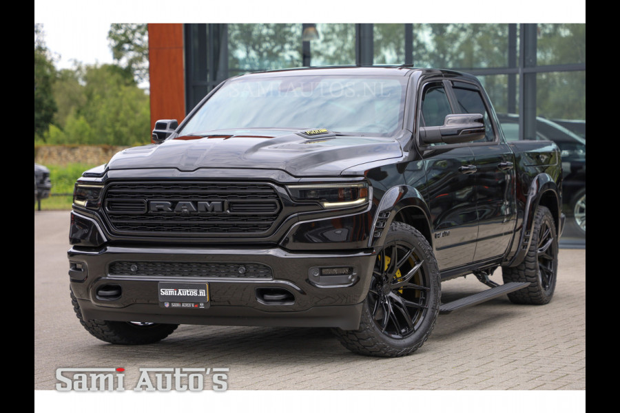 Dodge Ram 1500 LIMITED NIGHT | LPG | COVER| RAMBOX | MWK | VIRUAL | HUD ADG | SER LUCHTVERING | MEEST VOLLE UITVOERING | 5.7 V8 HEMI 402PK | CREW CAB | DUBBELE CABINE | DC | 5 PERSOONS | GRIJSKENTEKEN BEDRIJFS AUTO | VOORRAAD NUMMER 2168 - 6413 | TOP DEAL !! MEEST LUXE SPORT UITVOERING !