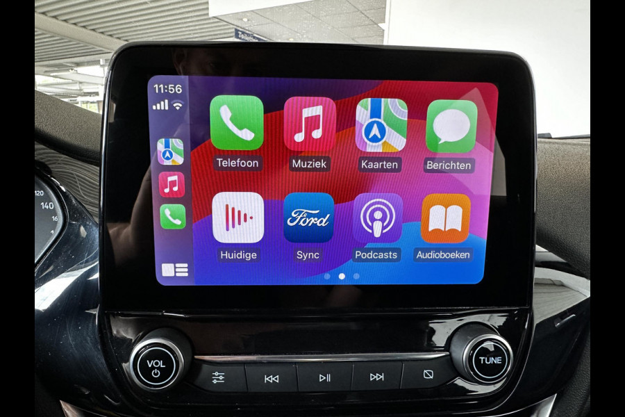 Ford Fiesta 1.0 EcoBoost 125pk MHEV Titanium Navigatie Apple Carplay/Android Auto Trekhaak Full LED koplampen Parkeersensoren achter Cruise Control Stoel-en stuurverwarming Voorruit verwarming Climate Control