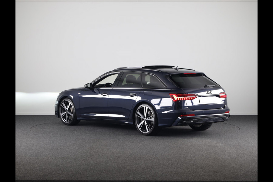 Audi A6 Avant 50 TFSI e quattro S-Line Competition 299 pk S-tronic | Verlengde garantie | Navigatie | Panoramadak | Elektr. trekhaak | Lichtmetalen velgen 21" | Stoelverwarming v/a |