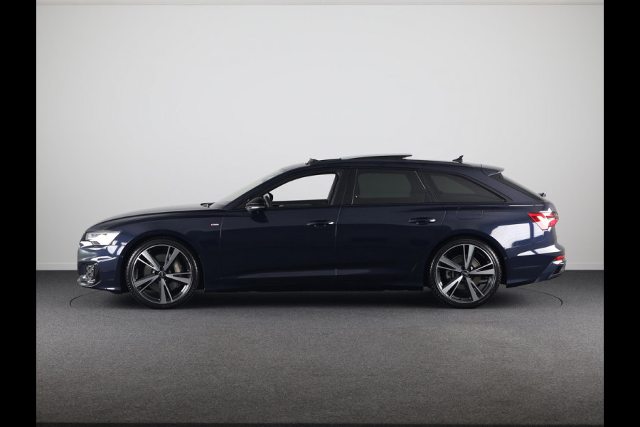 Audi A6 Avant 50 TFSI e quattro S-Line Competition 299 pk S-tronic | Verlengde garantie | Navigatie | Panoramadak | Elektr. trekhaak | Lichtmetalen velgen 21" | Stoelverwarming v/a |