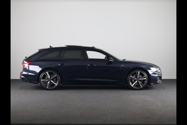 Audi A6 Avant 50 TFSI e quattro S-Line Competition 299 pk S-tronic | Verlengde garantie | Navigatie | Panoramadak | Elektr. trekhaak | Lichtmetalen velgen 21" | Stoelverwarming v/a |