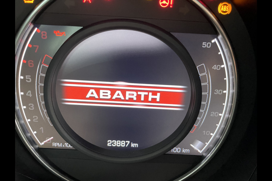 Abarth 500 C 1.4 T-Jet Abarth Turismo Cabrio 165 pk Clim control leer- Parks.A - Navi - U-con. - Radio/USB/AUX/TEL - MFL Stuurwiel - ML - LMV - L-Bekl. - CD+AB - Ramen E-VZ - Spiegels E V+V - LED