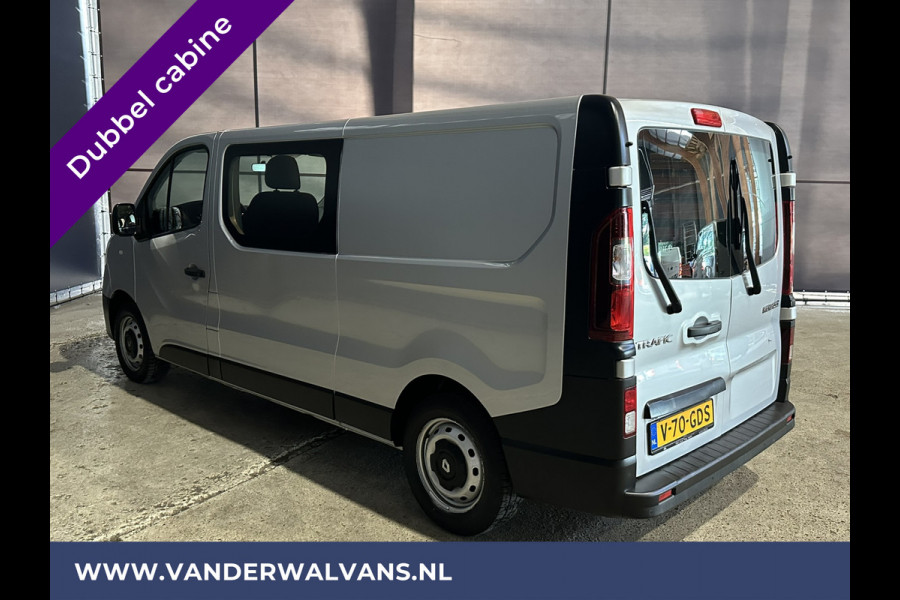 Renault Trafic 1.6dCi MARGE AUTO, GEEN BTW L2H1 Dubbele cabine Euro6 Airco | Navigatie Cruisecontrol, parkeersensoren, Bluetooth telefoonvoorbereiding, 5-zits