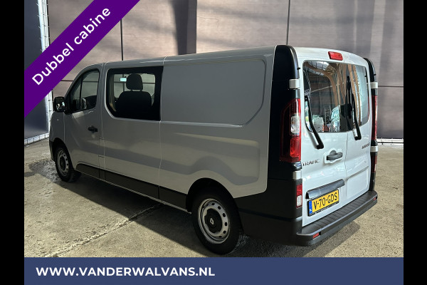 Renault Trafic 1.6dCi MARGE AUTO, GEEN BTW L2H1 Dubbele cabine Euro6 Airco | Navigatie Cruisecontrol, parkeersensoren, Bluetooth telefoonvoorbereiding, 5-zits