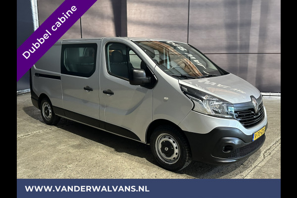 Renault Trafic 1.6dCi MARGE AUTO, GEEN BTW L2H1 Dubbele cabine Euro6 Airco | Navigatie Cruisecontrol, parkeersensoren, Bluetooth telefoonvoorbereiding, 5-zits