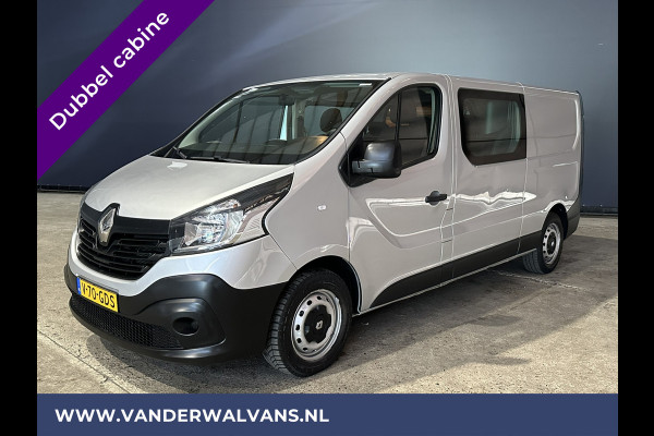 Renault Trafic 1.6dCi MARGE AUTO, GEEN BTW L2H1 Dubbele cabine Euro6 Airco | Navigatie Cruisecontrol, parkeersensoren, Bluetooth telefoonvoorbereiding, 5-zits