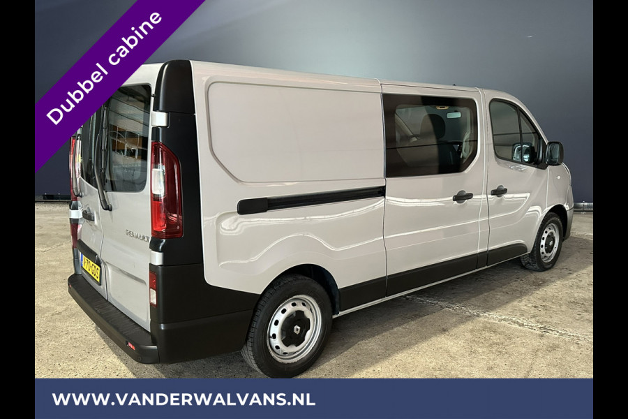 Renault Trafic 1.6dCi MARGE AUTO, GEEN BTW L2H1 Dubbele cabine Euro6 Airco | Navigatie Cruisecontrol, parkeersensoren, Bluetooth telefoonvoorbereiding, 5-zits