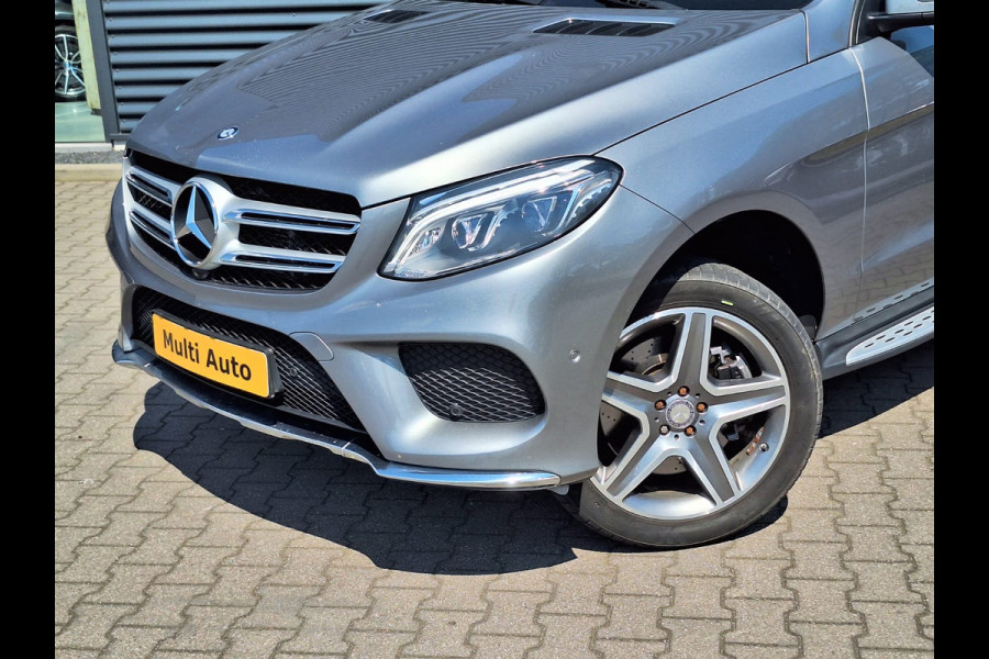 Mercedes-Benz GLE 500 e AMG 4MATIC Plug In Hybrid 408 PK | PHEV | Luchtvering | Trekhaak af Fabriek | Lederen Bekleding | 360 Camera | Panorama Dak | Stoel verwarming | Beker verkoeling/Verwarming | Harman Kardon |
