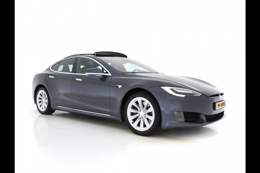 Tesla Model S 235 Kw Base [ 3-Fase ] (INCL-BTW) *PANO | AUTO-PILOT | KEYLESS | FULL-LED | 1/2-LEDER | NAVI-FULLMAP | SURROUND-VIEW | APP-CONNECT | LANE-ASSIST | VIRTUAL-COCKPIT | DAB | SPORT-SEATS | 19"ALU