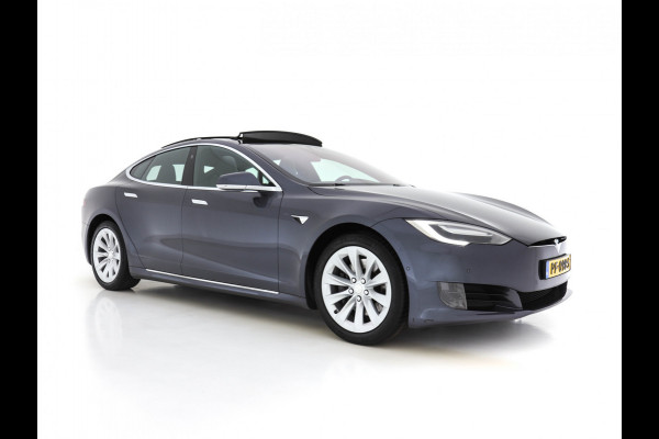 Tesla Model S 235 Kw Base [ 3-Fase ] (INCL-BTW) *PANO | AUTO-PILOT | KEYLESS | FULL-LED | 1/2-LEDER | NAVI-FULLMAP | SURROUND-VIEW | APP-CONNECT | LANE-ASSIST | VIRTUAL-COCKPIT | DAB | SPORT-SEATS | 19"ALU