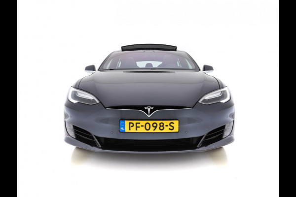 Tesla Model S 235 Kw Base [ 3-Fase ] (INCL-BTW) *PANO | AUTO-PILOT | KEYLESS | FULL-LED | 1/2-LEDER | NAVI-FULLMAP | SURROUND-VIEW | APP-CONNECT | LANE-ASSIST | VIRTUAL-COCKPIT | DAB | SPORT-SEATS | 19"ALU