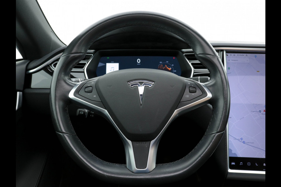 Tesla Model S 235 Kw Base [ 3-Fase ] (INCL-BTW) *PANO | AUTO-PILOT | KEYLESS | FULL-LED | 1/2-LEDER | NAVI-FULLMAP | SURROUND-VIEW | APP-CONNECT | LANE-ASSIST | VIRTUAL-COCKPIT | DAB | SPORT-SEATS | 19"ALU