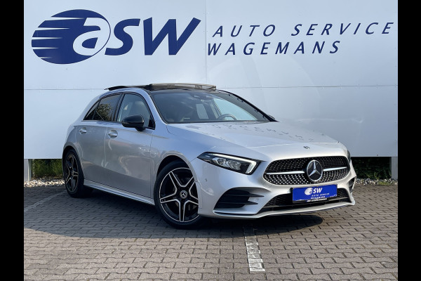 Mercedes-Benz A-Klasse 200 Business Solution AMG Night Upgrade | Pano | Sfeerverlichting | MBUX | LED | DAB+ | Dodehoek | 18inch