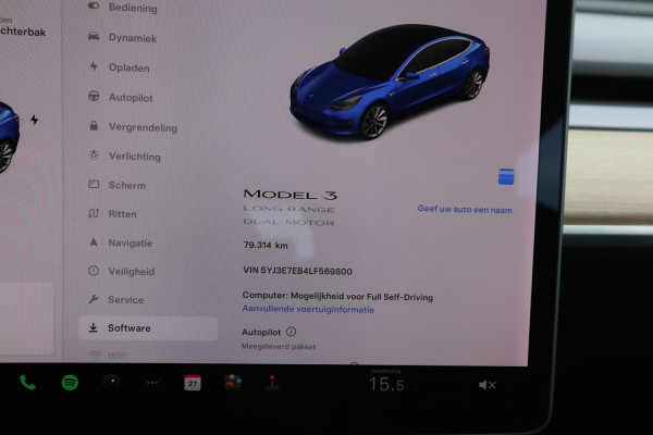 Tesla Model 3 Long Range 75 kWh NL-AUTO | PANODAK | LEDER
