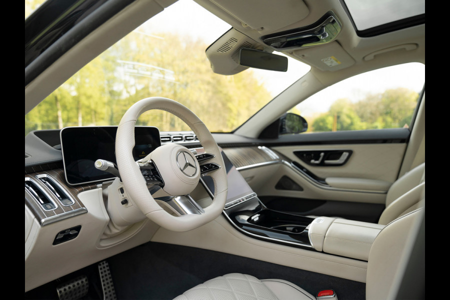 Mercedes-Benz S-Klasse 400d 4MATIC Lang AMG Line | Full option! | Fabrieksgarantie 09-2024