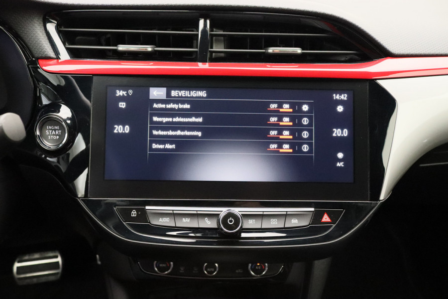Opel Corsa 1.2 GS Line Automaat LED, Climate, Cruise, Apple Carplay, Navigatie, Keyless, 17''