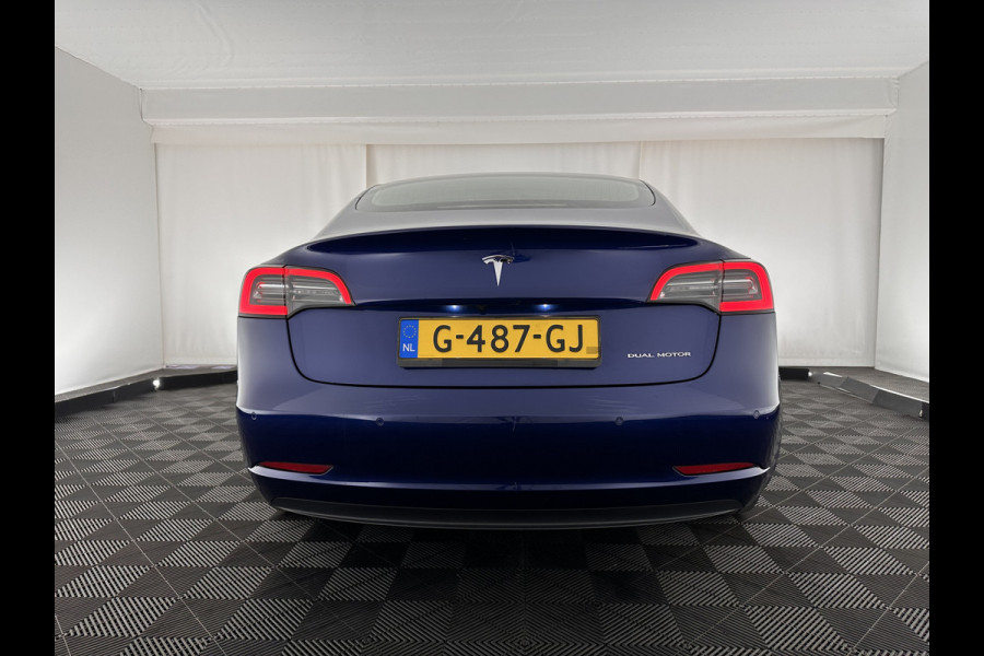 Tesla Model 3 Long Range 75 kWh AWD [ Fase-3 ] (INCL-BTW) *PANO | AUTO-PILOT | NAPPA-VOLLEDER | KEYLESS | FULL-LED | MEMORY-PACK | SURROUND-VIEW | DAB | APP-CONNECT | VIRTUAL-COCKPIT | LANE-ASSIST | COMFORT-SEATS | 18"ALU*