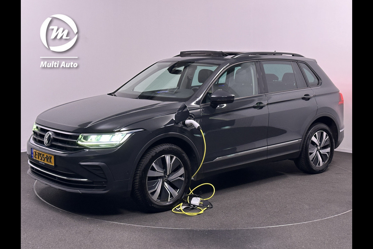 Volkswagen Tiguan 1.4 TSI eHybrid Elegance Plug In Hybrid 245 pk PHEV | Panodak | Adaptive Cruise |  Lederen Sportstoelen Memory | Head Up | IQ Drive | Stuurverwarming | Apple Carplay |