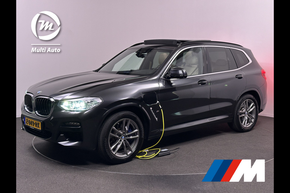 BMW X3 xDrive30e M-Sport Plug in Hybrid PHEV | Panodak | Trekhaak af Fabriek | 360 Camera | Leder | Led | Carplay | Stoelverwarming |