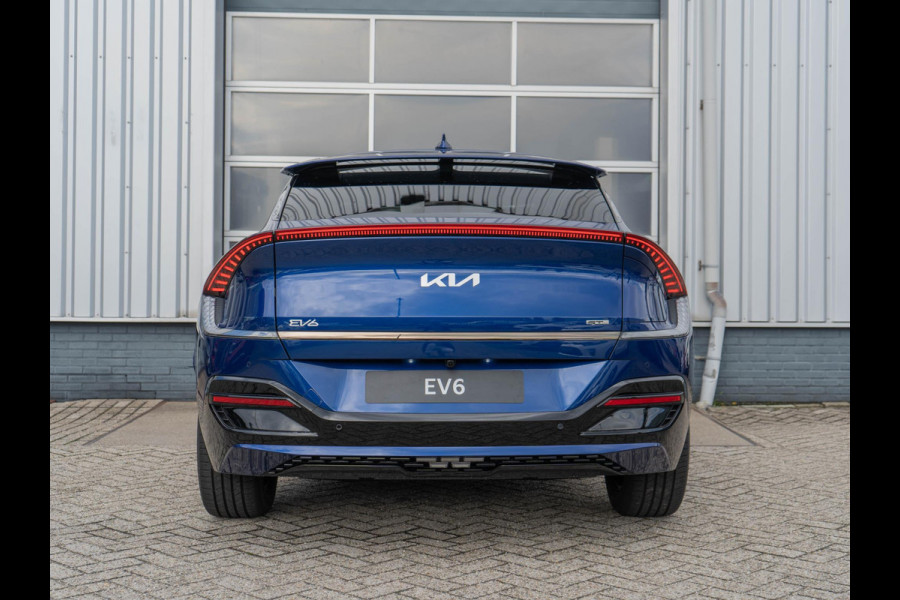 Kia Ev6 GT-Line 77.4 kWh Uit Voorraad leverbaar | Navi | Adapt. Cruise | Schuif-/kanteldak | Stoel-/stuurverwarming | 360 camera