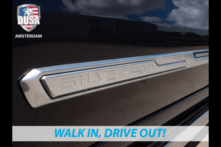 Chevrolet Silverado 1500 6.2 V8 High Country Black Ops Schuif kanteldak / Leder /  Blue Metallic