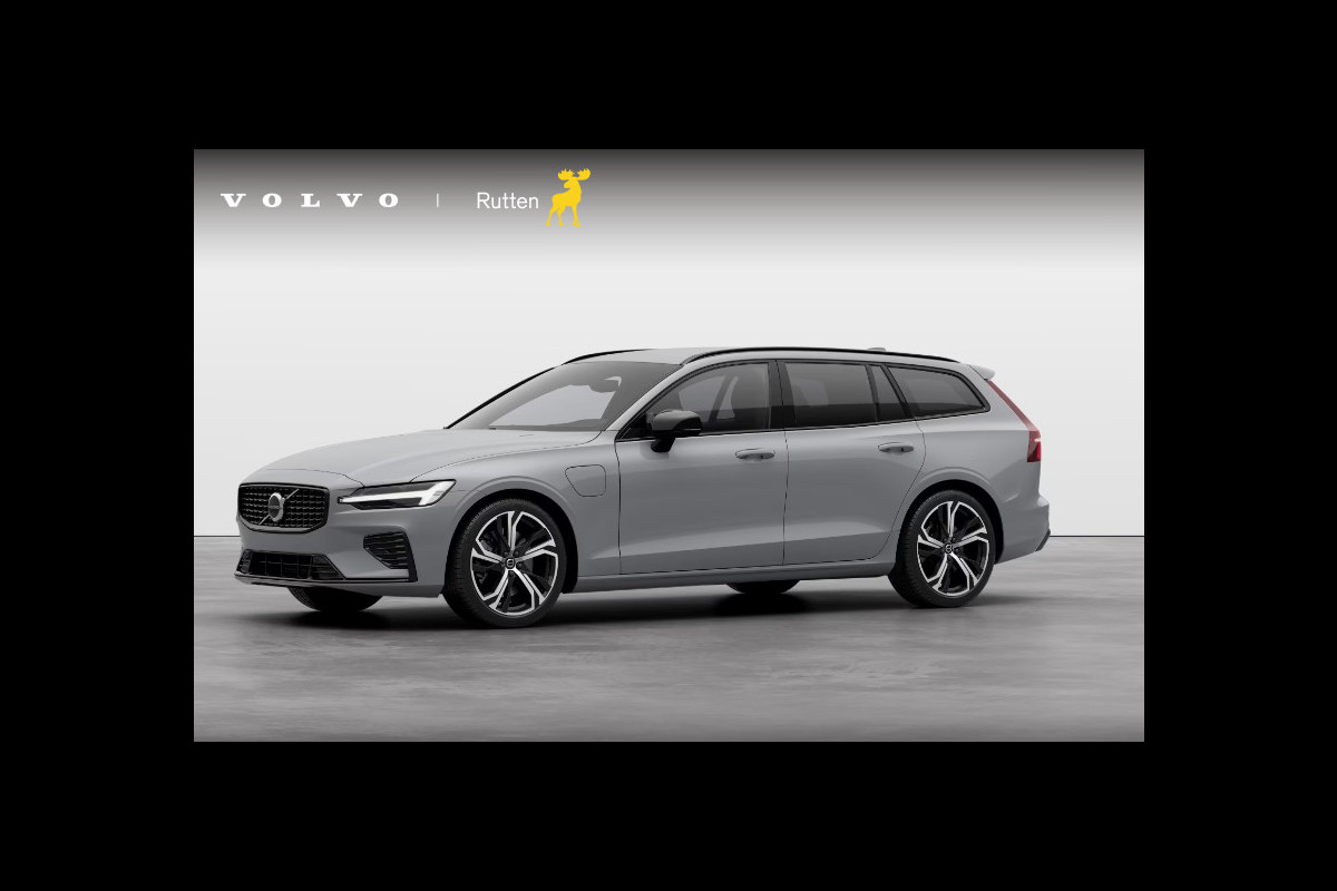 Volvo V60 T6 350PK Automaat Recharge AWD Plus Dark / Adaptieve cruise control / BLIS / Stoel en stuurwielverwarming / Parkeersensoren met Camera / 19"velgen / keyless entry / elektrische stoelen / Harman kardon Audio /