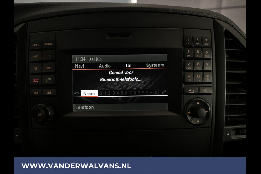 Mercedes-Benz Vito 116 CDI 163pk L2H1 Euro6 Airco | Navigatie | Cruisecontrol | Parkeersensoren Stoelverwarming, Dakdragers, Bluetooth-telefoonvoorbereiding, Bijrijdersbank