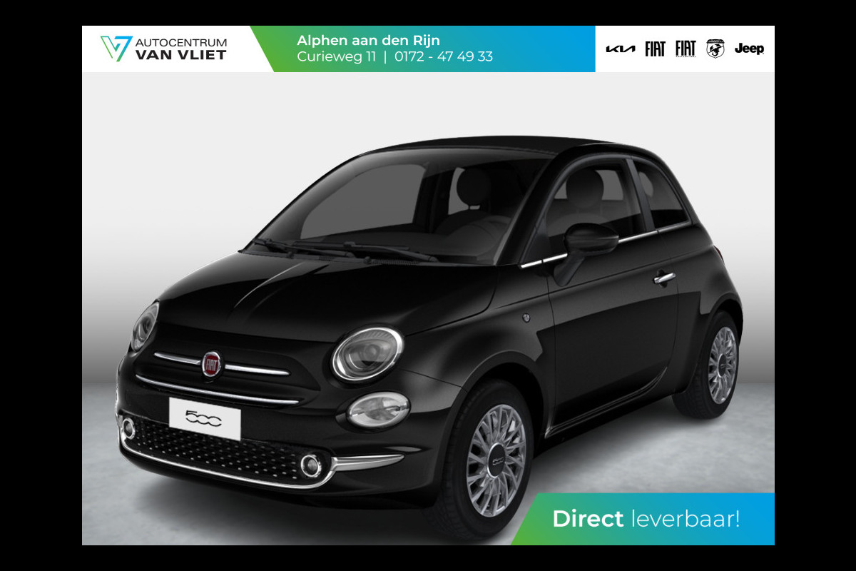 Fiat 500C Hybrid Dolcevita | Clima | Cruise | 15" | PDC | Apple Carplay | Uit voorraad leverbaar !