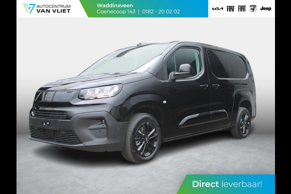 Fiat Doblò 1.5D 130pk S&S L2 1000kg | Nieuw model | Automaat | 16" Zwart | Pack Look | Pack Comfort Connect | 2 schuifdeuren | 3 Zitplaatsen | Uit voorraad leverbaar