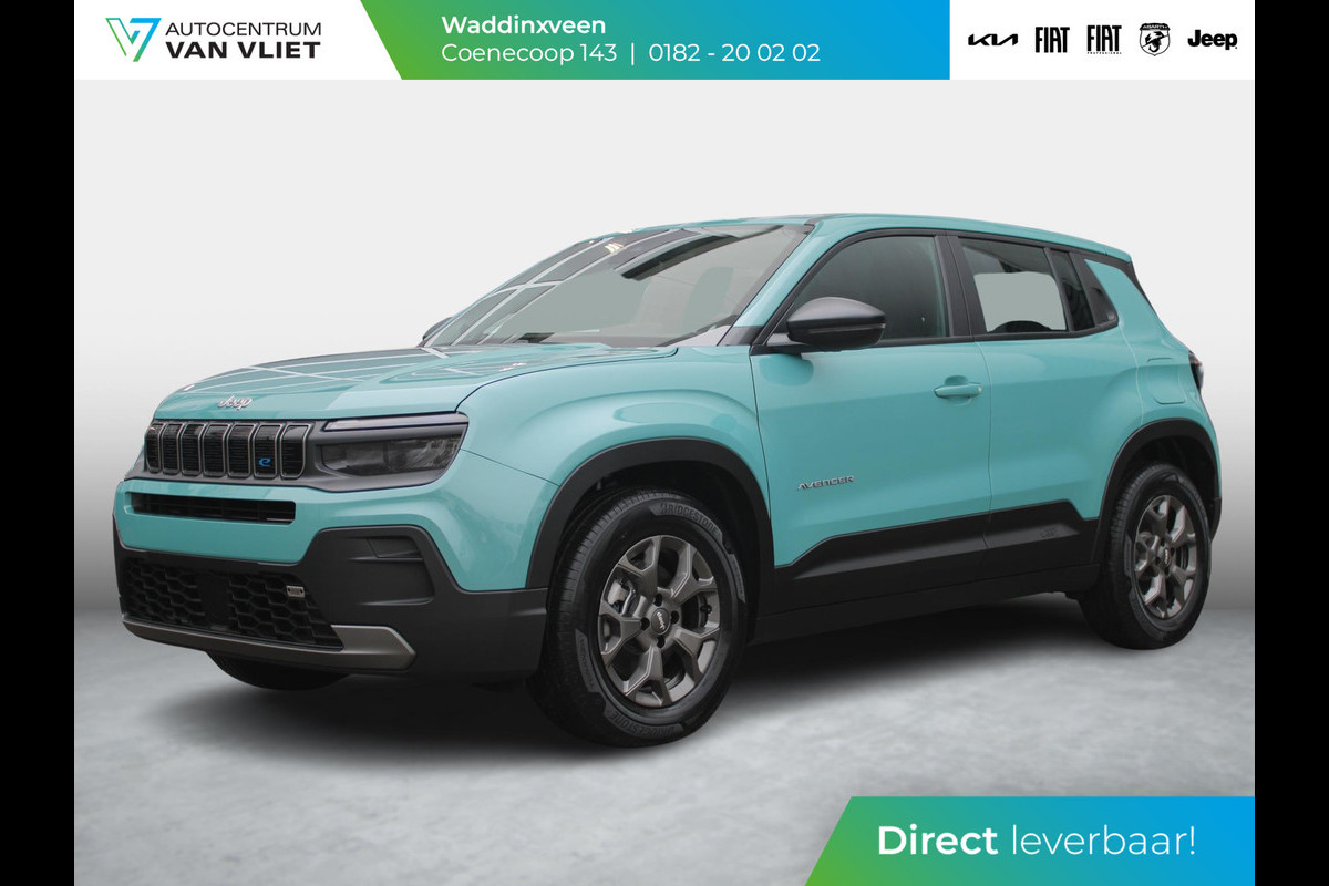 Jeep Avenger Longitude Business Pack 54 kWh | Winter Pack | uit voorraad leverbaar | Subsidie € 2.000,- *