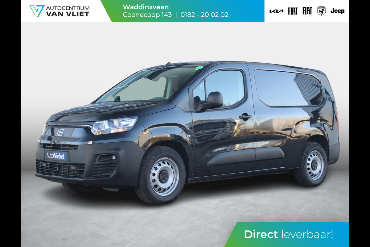 Fiat E-Doblò 136 L2 50 kWh Fiat E-Doblo 50 kWh 136 L2 | Uit voorraad leverbaar | Navi | Clima | Carplay | Deuren met ramen