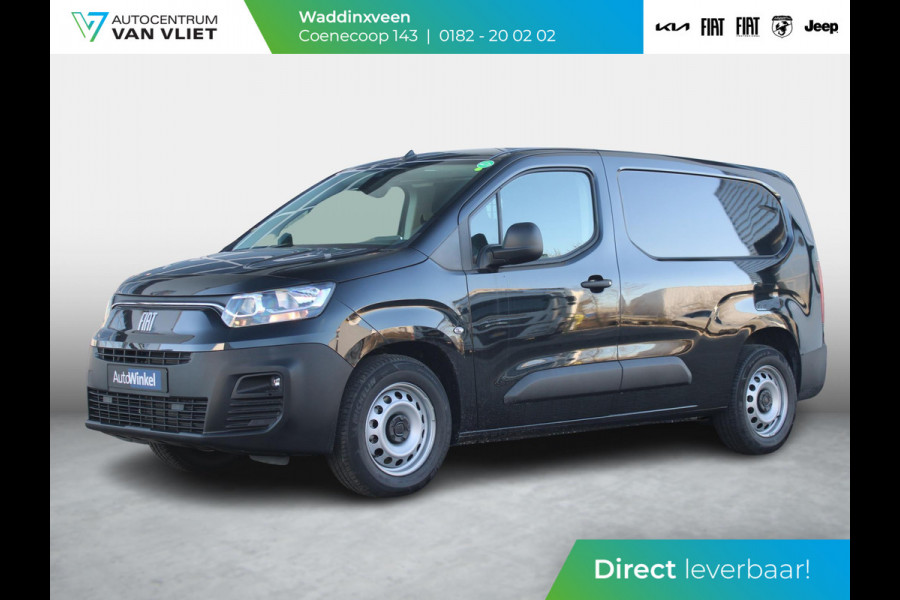 Fiat E-Doblò 136 L2 50 kWh Fiat E-Doblo 50 kWh 136 L2 | Uit voorraad leverbaar | Navi | Clima | Carplay | Deuren met ramen