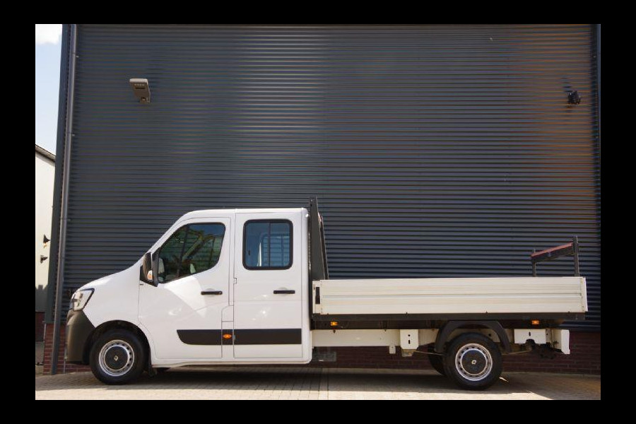 Renault Master T35 2.3 dCi L3 OPEN LAADBAK, 150PK, DC-7P, AIRCO, TREKHAAK, DUBBELE CABINE, PICK-UP, OPENLAADBAK, PICKUP