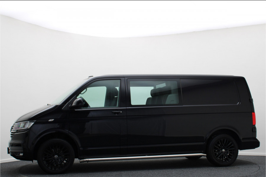 Volkswagen Transporter 2.0 TDI L2H1 DC Comfortline 5-Zits, Airco, Cruise, PDC, Navigatie, Trekhaak, Side-Bars, DAB, 18''