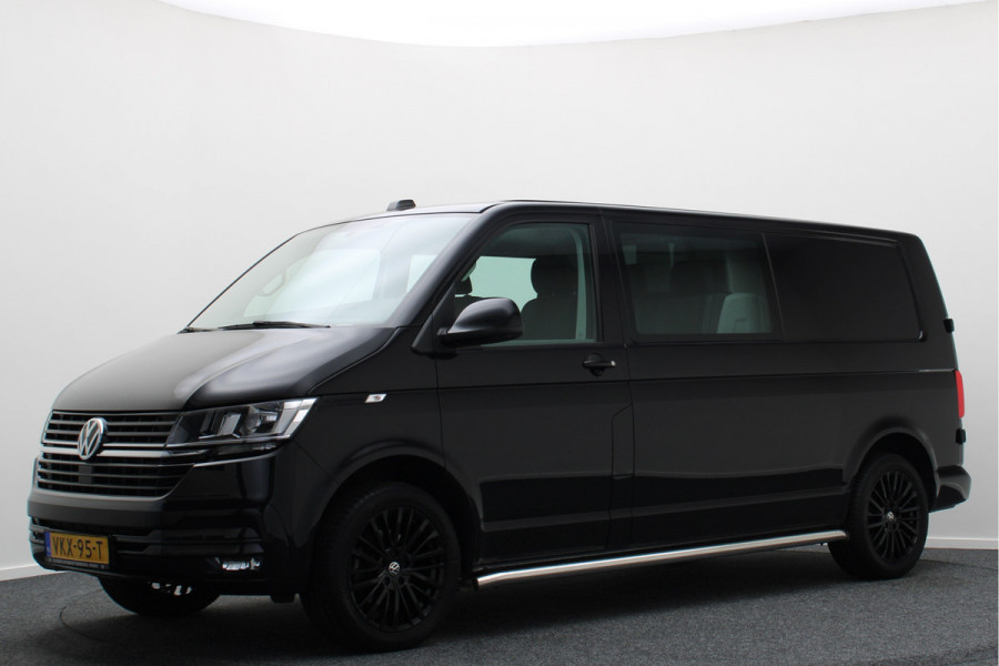 Volkswagen Transporter 2.0 TDI L2H1 DC Comfortline 5-Zits, Airco, Cruise, PDC, Navigatie, Trekhaak, Side-Bars, DAB, 18''