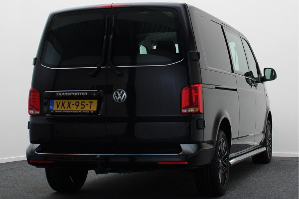 Volkswagen Transporter 2.0 TDI L2H1 DC Comfortline 5-Zits, Airco, Cruise, PDC, Navigatie, Trekhaak, Side-Bars, DAB, 18''