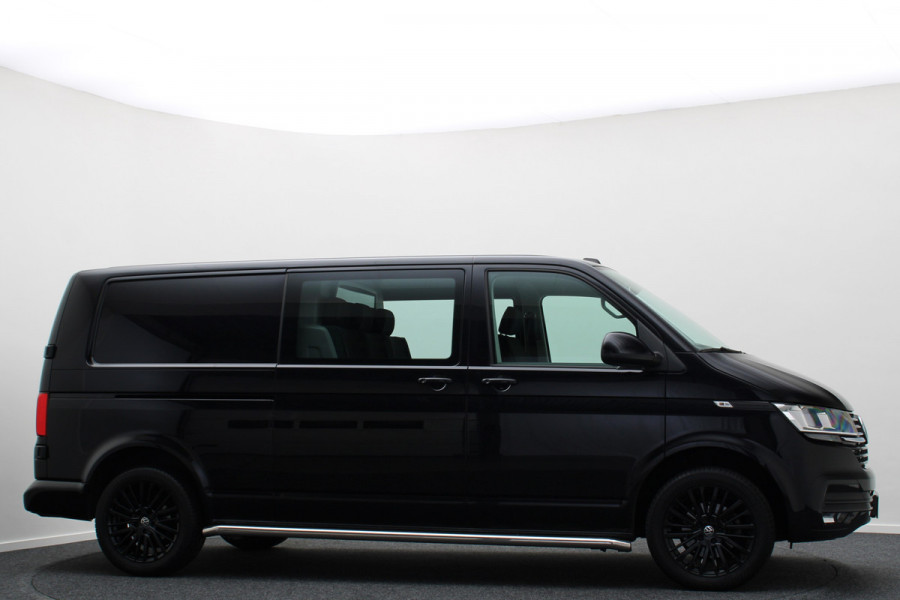 Volkswagen Transporter 2.0 TDI L2H1 DC Comfortline 5-Zits, Airco, Cruise, PDC, Navigatie, Trekhaak, Side-Bars, DAB, 18''