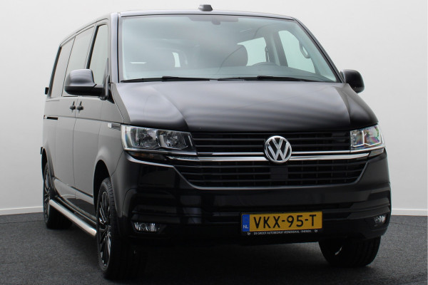 Volkswagen Transporter 2.0 TDI L2H1 DC Comfortline 5-Zits, Airco, Cruise, PDC, Navigatie, Trekhaak, Side-Bars, DAB, 18''