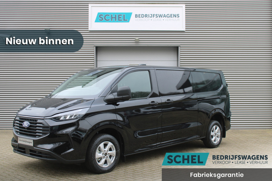 Ford Transit Custom 300 2.0 TDCI L2H1 Limited 136pk - 2x Schuifdeur - Navigatie - Camera - Stoelverwarming - 70l tank - Trekhaak - Rijklaar