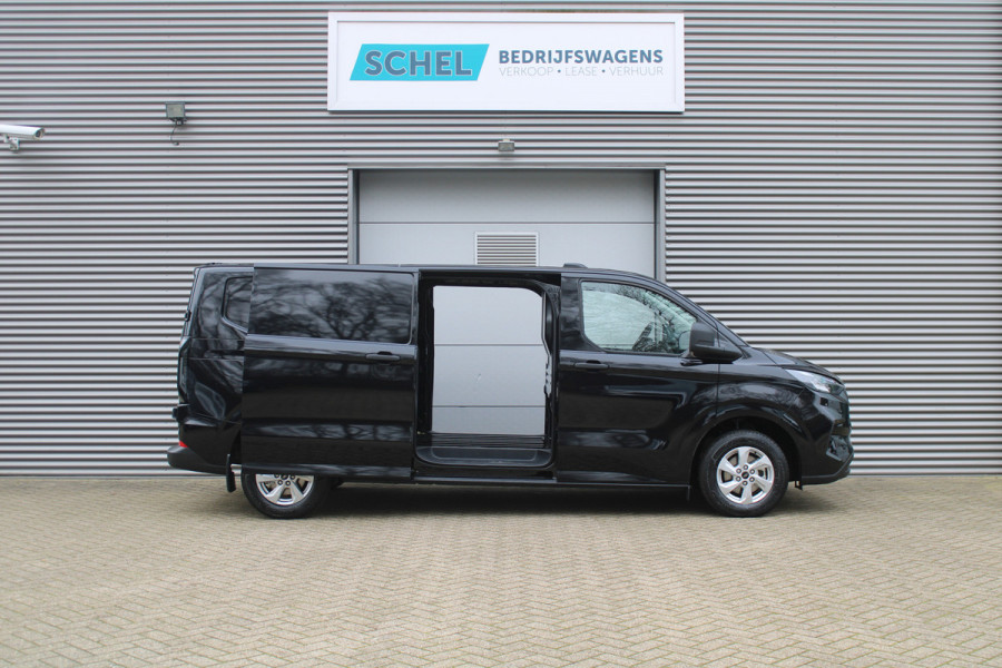 Ford Transit Custom 300 2.0 TDCI L2H1 Limited 136pk - 2x Schuifdeur - Navigatie - Camera - Stoelverwarming - 70l tank - Trekhaak - Rijklaar