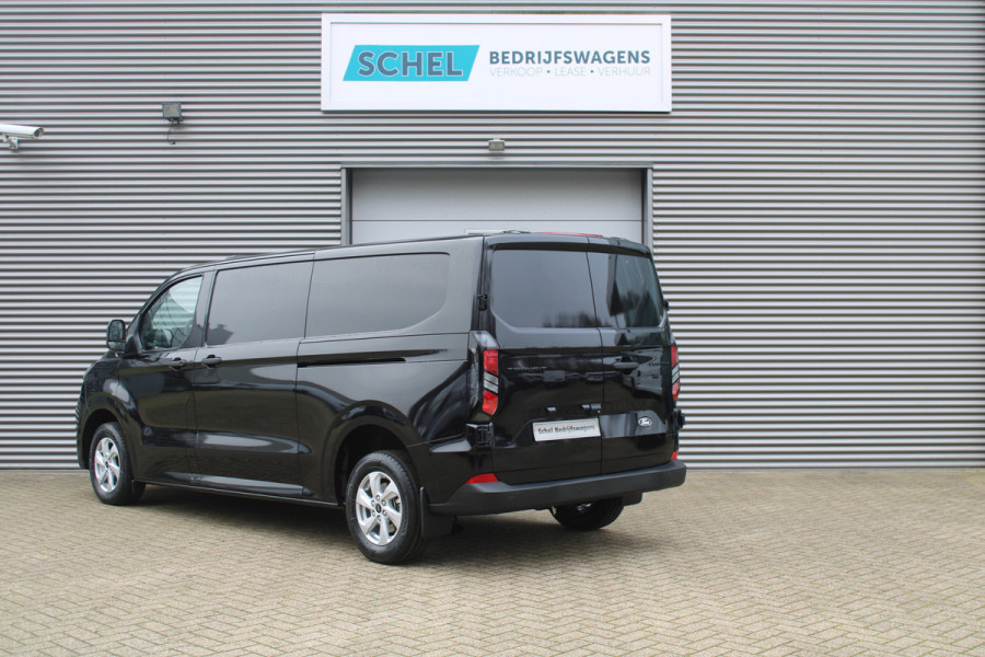 Ford Transit Custom 300 2.0 TDCI L2H1 Limited 136pk - 2x Schuifdeur - Navigatie - Camera - Stoelverwarming - 70l tank - Trekhaak - Rijklaar