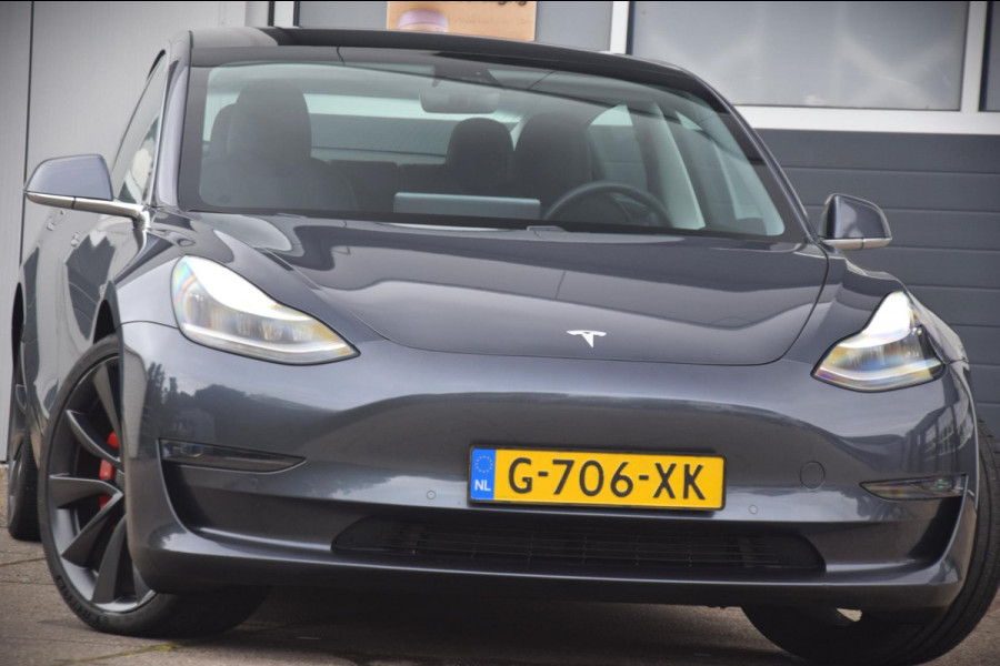 Tesla Model 3 Performance 75 kWh + ZOMER EN WINTERBANDEN