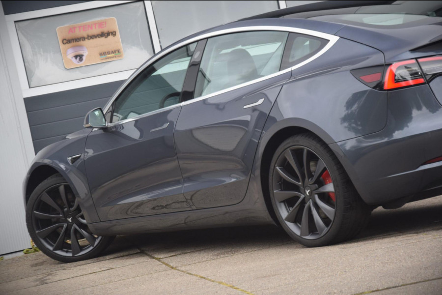 Tesla Model 3 Performance 75 kWh + ZOMER EN WINTERBANDEN