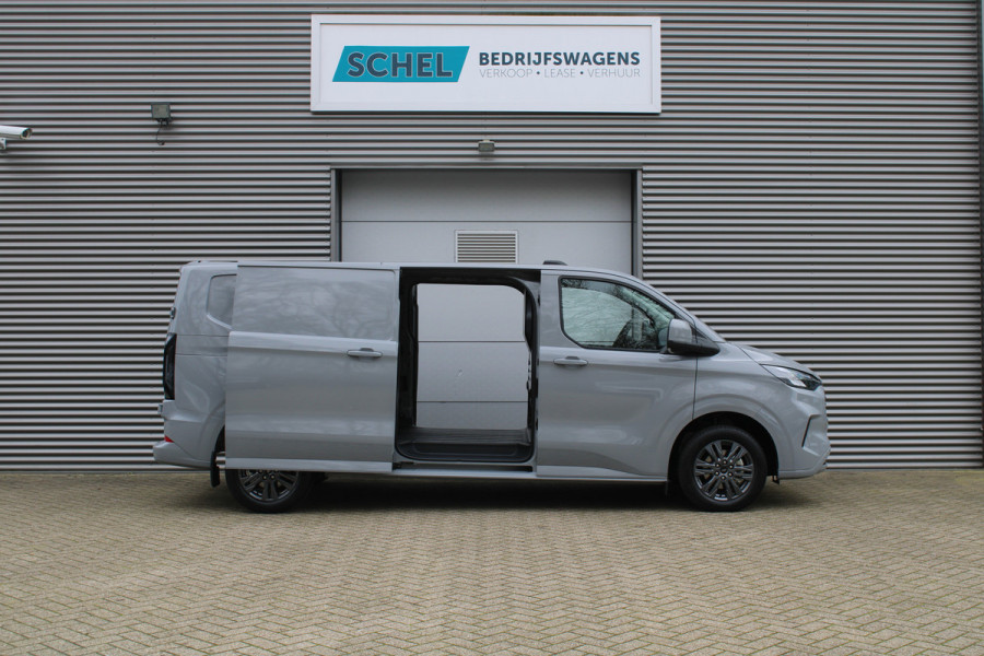 Ford Transit Custom 320 2.0 TDCI L2H1 Limited 170pk - 2x Schuifdeur - Adaptive Cruise - Verwarmd stuur - Blind spot - Navigatie - Camera - Draadloos