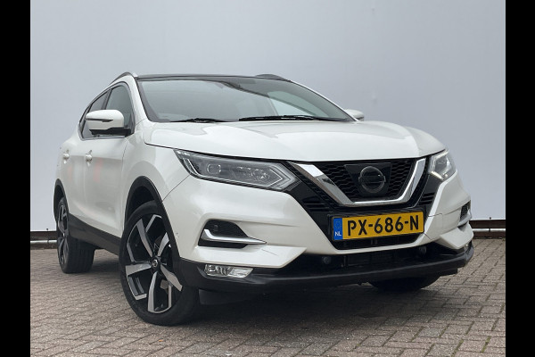 Nissan QASHQAI 1.2 Tekna + Automaat Pano.dak 360Cam Navi Hoge instap Stoelverw.