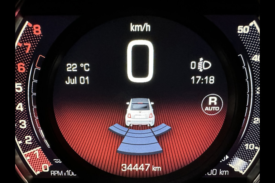 Fiat 500C 1.4 T-Jet Abarth Turismo 70th Anniversary 165pk Automaat | Lederen Sportstoelen | 17"L.M | Navi Full Map | DAB | Apple Carplay | Climate Control |